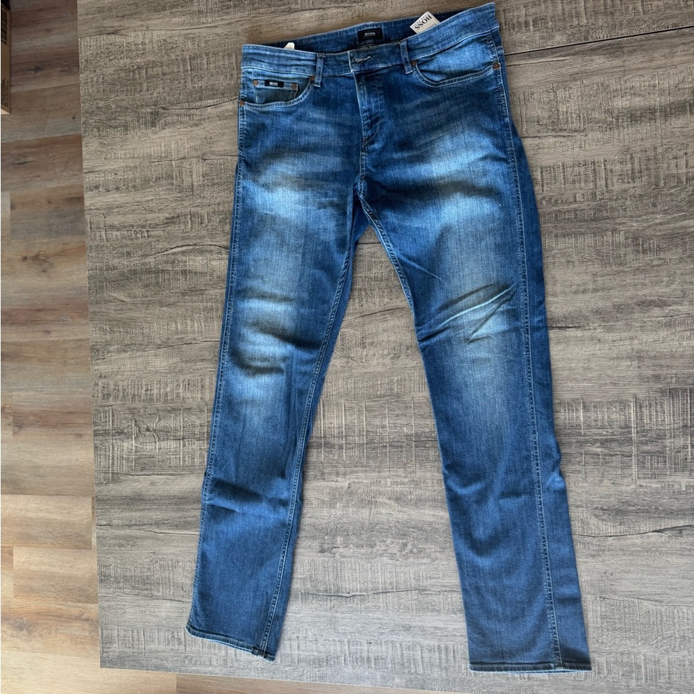 Hugo Boss Delaware Slim Fit Stretch Jeans 34/34 - Blue
